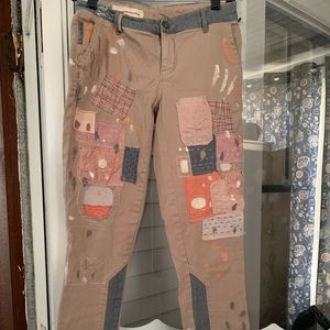 A pant by Pilcro and the Letter press.